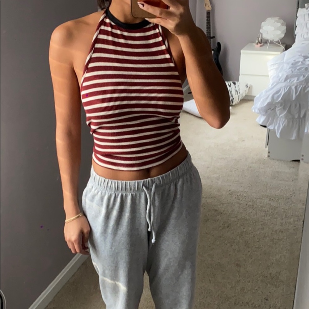 Free people ripped open back top